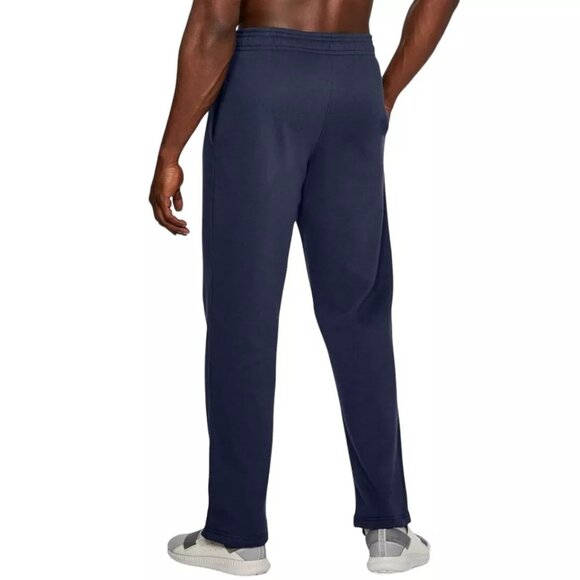 Under Armour Men's Fleece Sweatpants Size 4XL Thermal Cold-gear Navy Blue NWT - Picture 2 of 8
